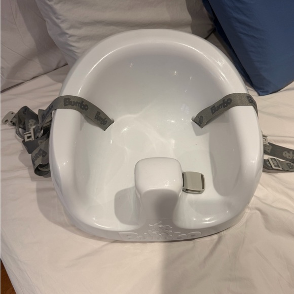 VGUC Baby Bumbo Pink and Cream Baby Seat with Detachable Tray and Safety Straps - Picture 11 of 16